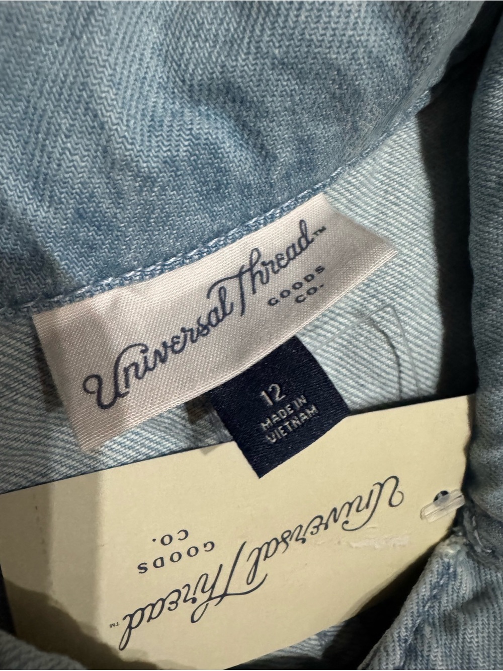 Universal Thread Light Blue Denim Piece - Picture 3 of 3